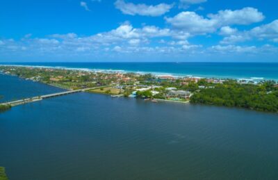 Palm Beach Florida coastal aerial image